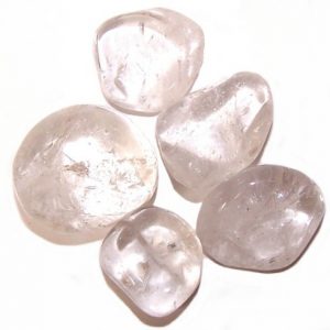 24x Tumble Stones - Rock Crystal